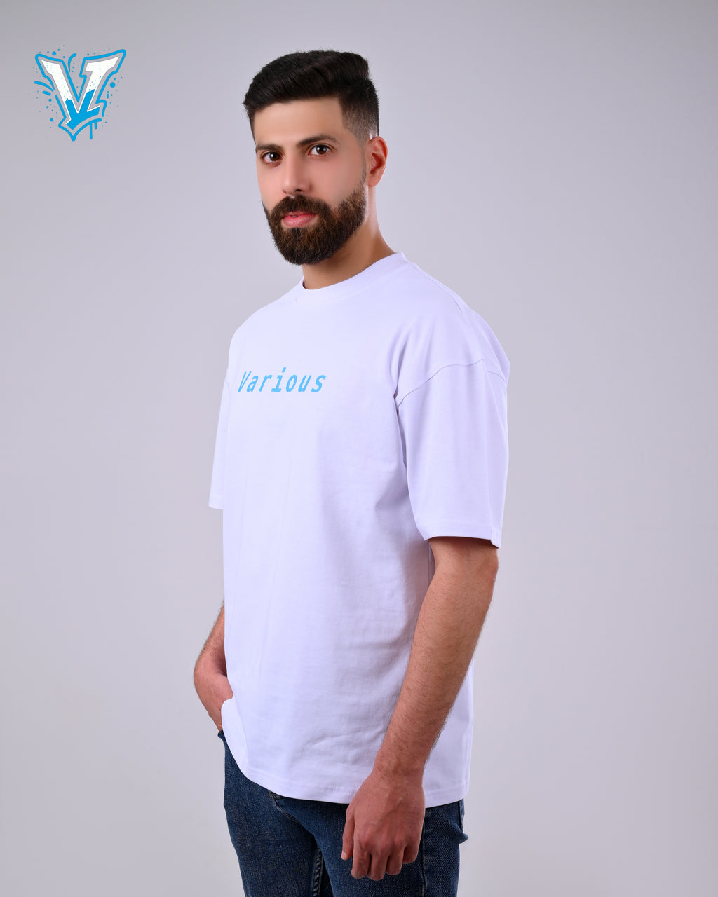 White Cotton T-Shirt for Men – Soft & Light